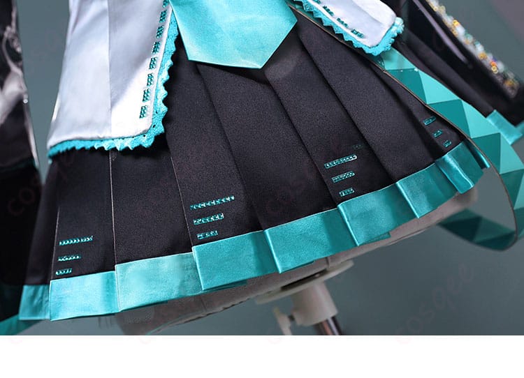 スカートの装飾詳細 | 初音ミク コスプレ衣装 スカートの装飾