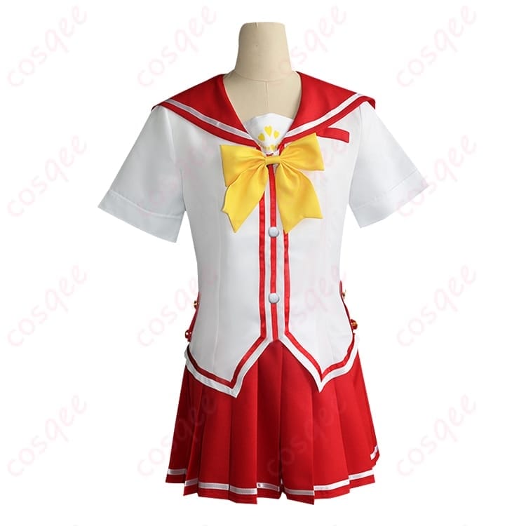 Charlotte 乙坂歩未の夏制服コスプレ 衣装一式で清楚にきまる爽やか学園コーデ - 1枚目の画像