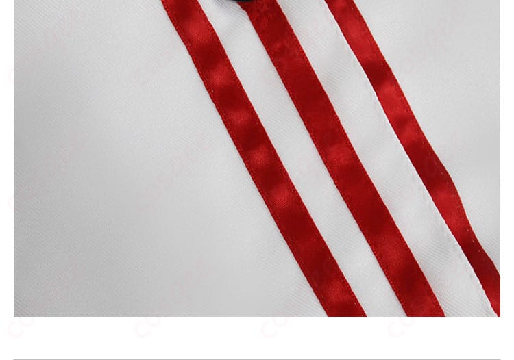 シャーロット 乙坂歩未 コスプレ衣装 服装の門襟装飾ディテール、襟のデザイン。