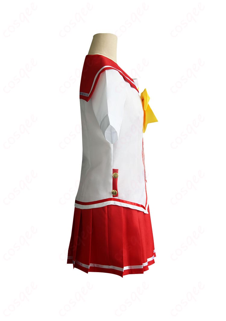 シャーロット 乙坂歩未 コスプレ衣装 右側の装飾ディテール、衣装の細部。