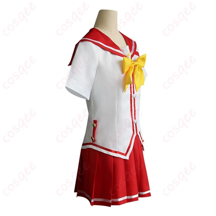 Charlotte 乙坂歩未の夏制服コスプレ 衣装一式で清楚にきまる爽やか学園コーデ - 2枚目の画像