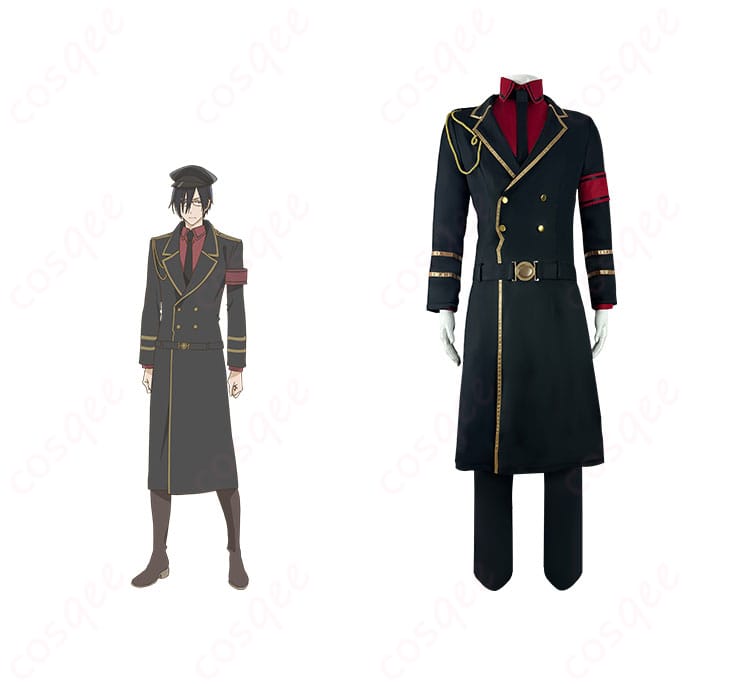 「かつて魔法少女と悪は敵対していた。」ミラのコスプレ衣装。キャラクターと衣装の正面を一緒に展示。高再現度のコスプレ衣装、ファン必見!