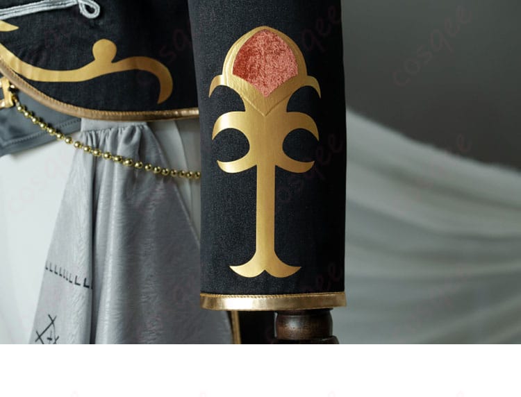 袖口装飾ディテール、乱凪砂・巴日和のコスプレ衣装の袖部分に注目【コスプレ衣装】。