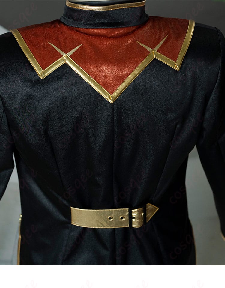 服装外套背面ベルトディテール、エデンユニット衣装の背面ベルト部分【コスプレ】。