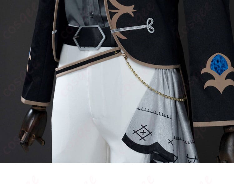 腰部装飾の詳細 - 衣装の腰部分に施された装飾。衣装のアクセントとなる部分です。