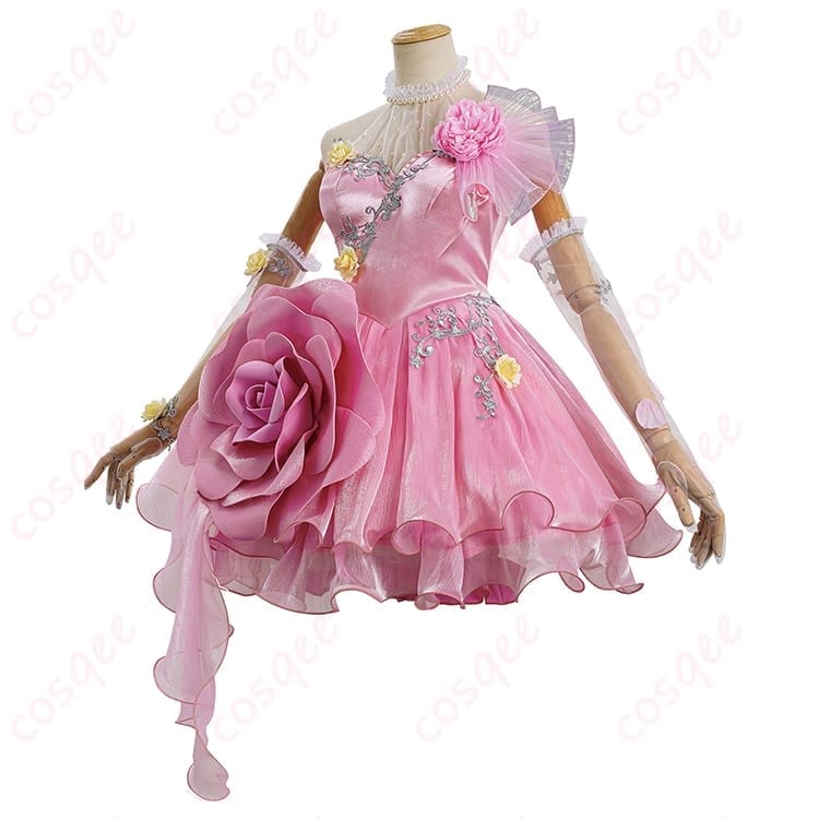 第五人格 踊り子マルガレータ シルフィード衣装 刺繍と花飾りが映える軽やかコス - 2枚目の画像