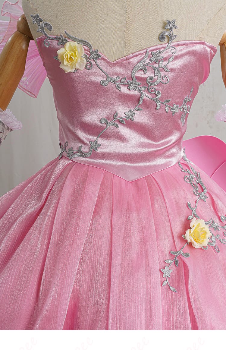 衣装正面ディテール|シルフィード コスプレ衣装の正面装飾