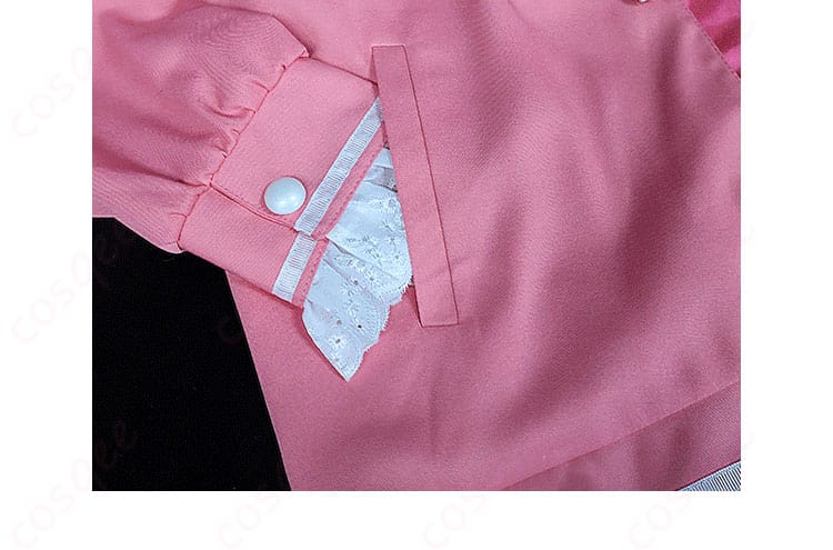 外套のポケットディテール 『ブルーアーカイブ』浅黄ムツキ コスプレ衣装、外套ポケットの細部まで再現