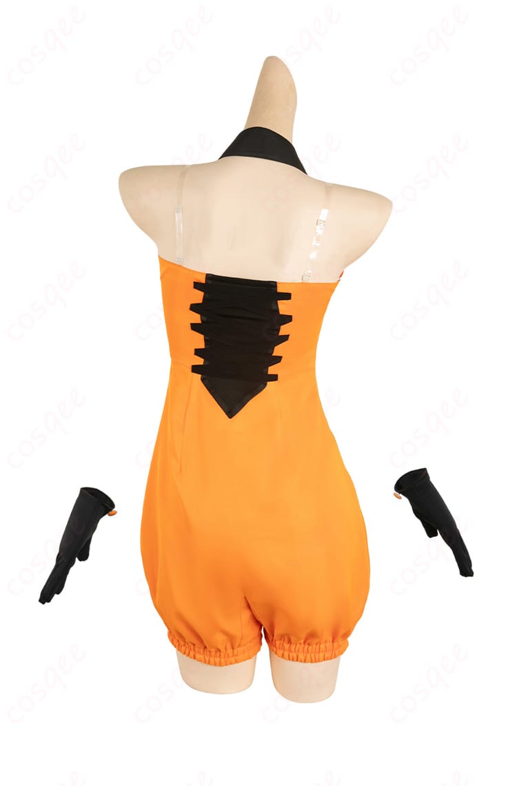アオリ ハロウィンVer. コスプレ衣装 背面画像 スプラ3 コスプレ衣装