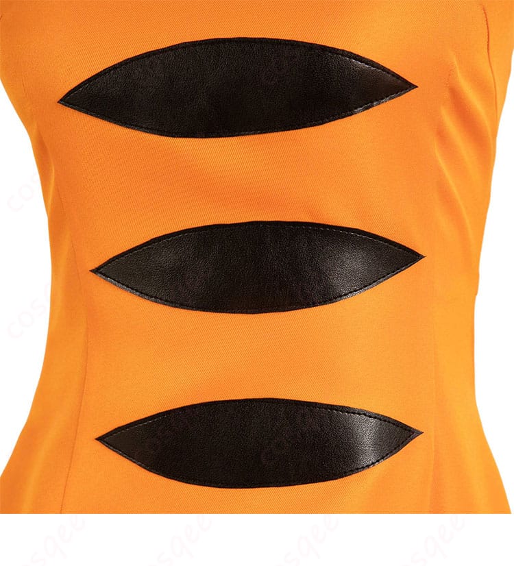 アオリ ハロウィンVer. コスプレ衣装 服装装飾のディテール スプラ3 コスプレ衣装