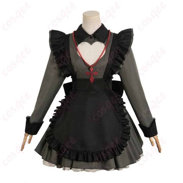推しの子 星野ルビー 吸血鬼メイド コスプレ衣装 ダーク可愛い黒ワンピでイベント映え