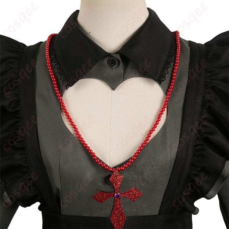 推しの子 星野ルビー 吸血鬼メイド コスプレ衣装 ダーク可愛い黒ワンピでイベント映え - 5枚目の画像