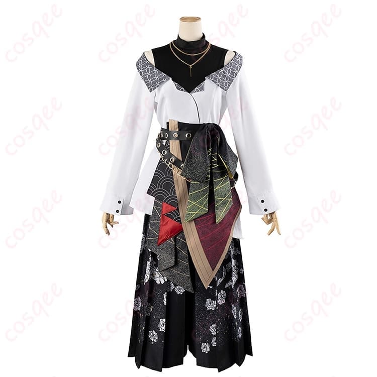 プロセカ 日野森志歩 和風ロック衣装 コスプレ｜動きやすく写真映えするライブ向けセット - 1枚目の画像