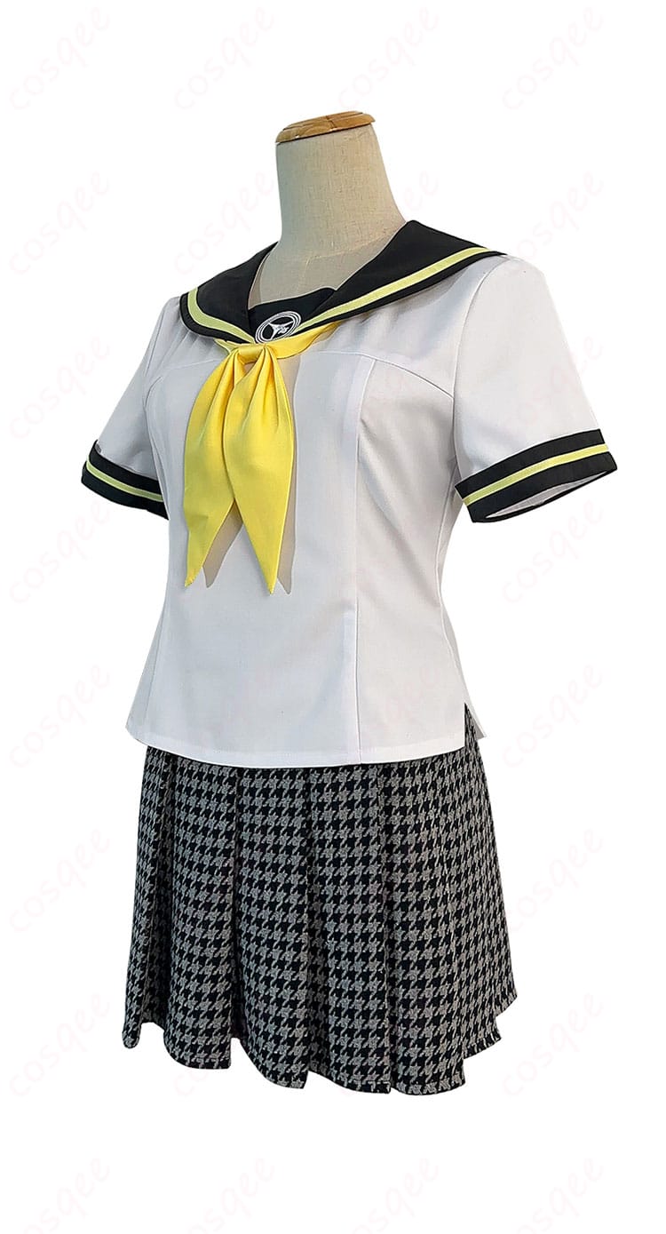 ペルソナ4 久慈川りせ コスプレ衣装 左側の写真 | 八十神高校夏服の細かいディテール