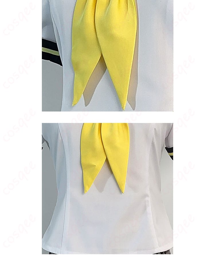 ペルソナ4 久慈川りせ コスプレ衣装 ネクタイ装飾詳細 | クラシックな制服スタイル