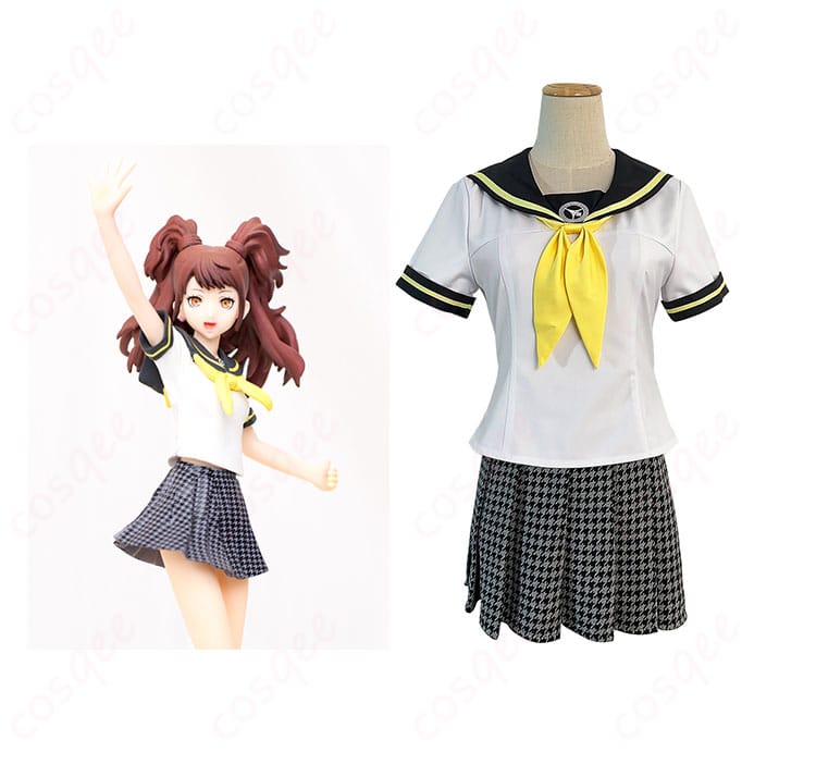 ペルソナ4 久慈川りせ コスプレ衣装 正面とキャラクターの組み合わせ写真 | 高再現度のコスプレ衣装