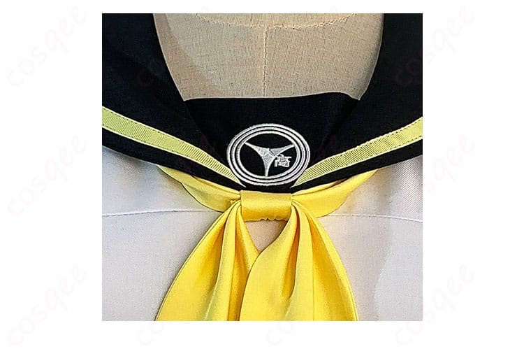 ペルソナ4 久慈川りせ コスプレ衣装 服の襟の装飾詳細 | 高品質な刺繍とデザイン