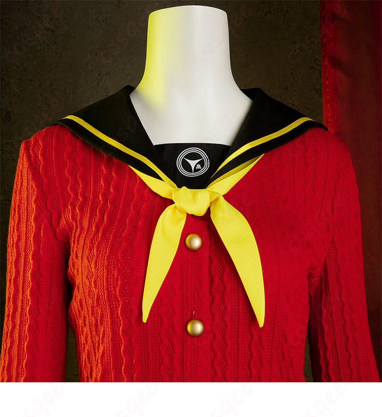 ペルソナ4 天城雪子 コスプレ衣装 服の襟装飾の詳細