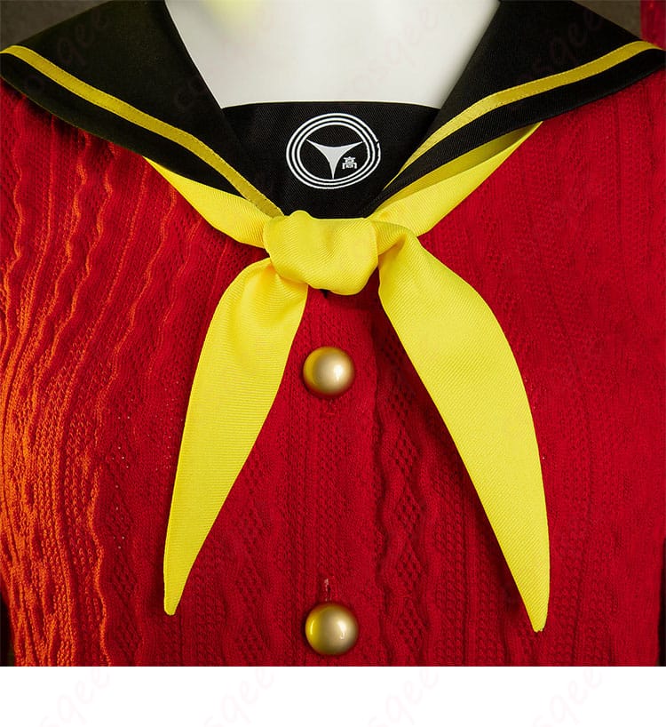 ペルソナ4 天城雪子 コスプレ衣装 服の領巾装飾の詳細