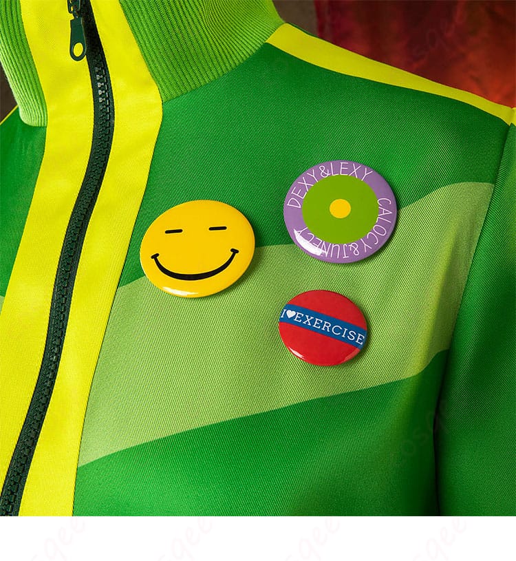 里中千枝 コスプレ衣装 胸前の装飾ディテール