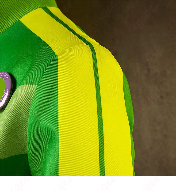 里中千枝 コスプレ衣装 肩袖の装飾ディテール、シンプルでエレガント