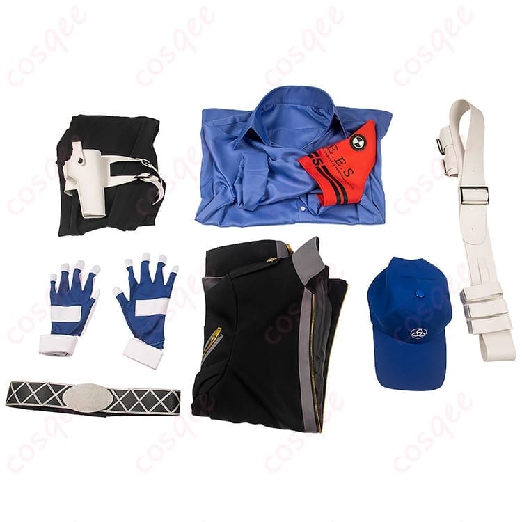 ペルソナ3 伊織順平の学園制服コスプレ一式 軽やかで動きやすく写真映えするセット - 8枚目の画像