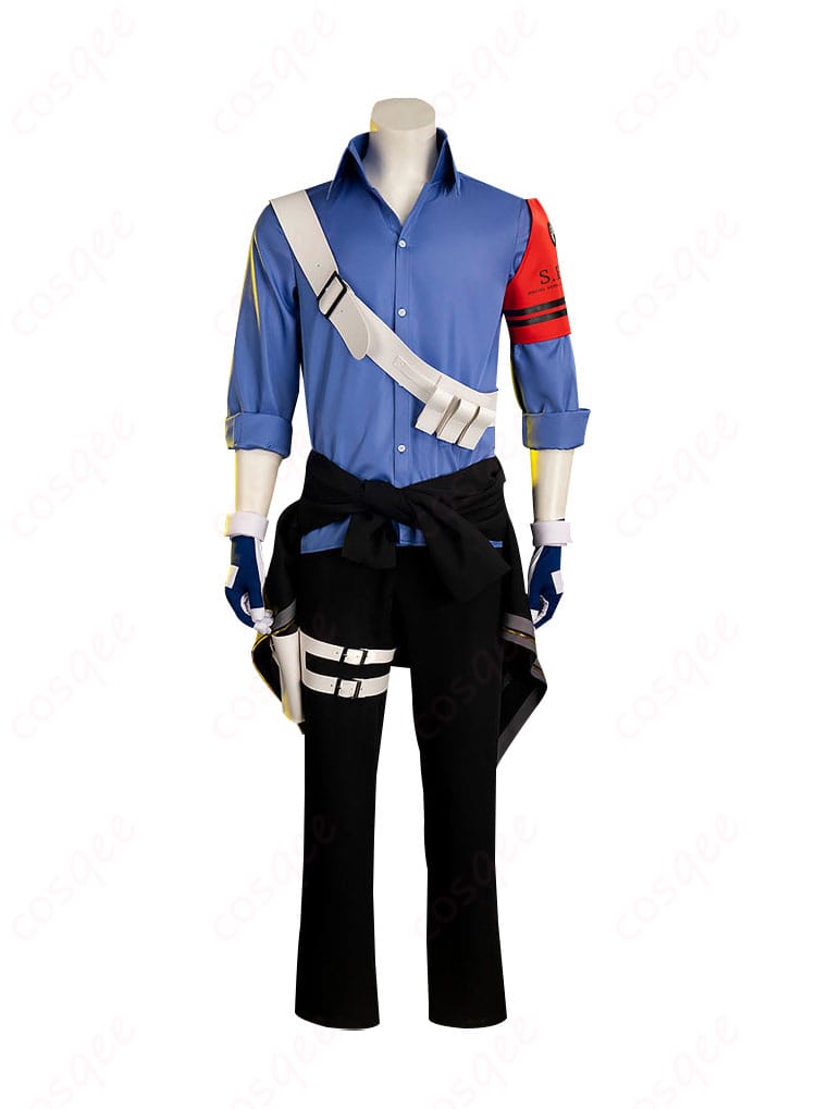 商品正面のコスプレ衣装。伊織順平のデザインが忠実に再現されています。