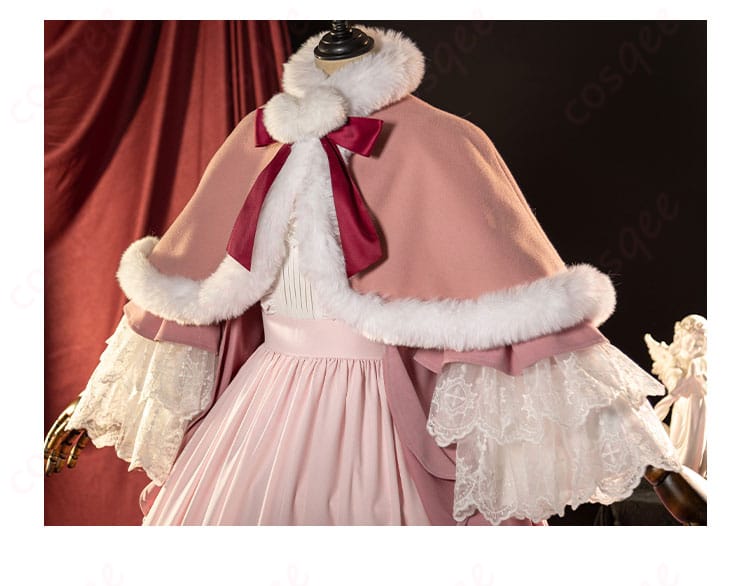 「ヴィクトリカ・ド・ブロワ コスプレ衣装 披肩装飾細部。優雅で精巧なデザイン」