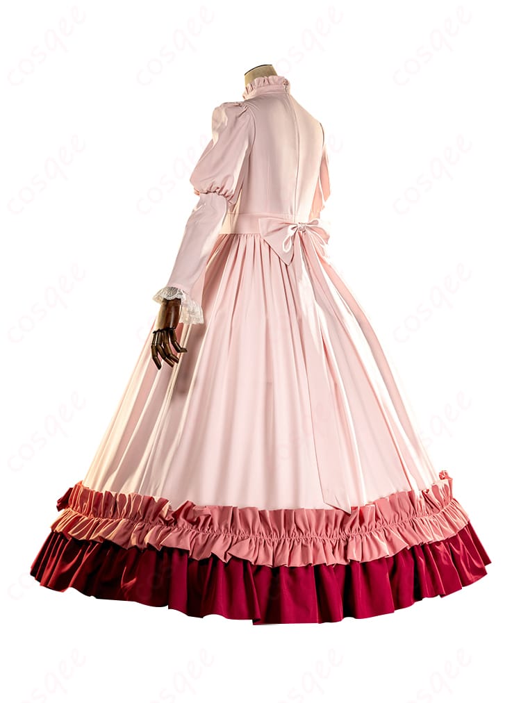 「ヴィクトリカ・ド・ブロワ コスプレ衣装 スカート背面装飾細部。背面の美しいデザイン」