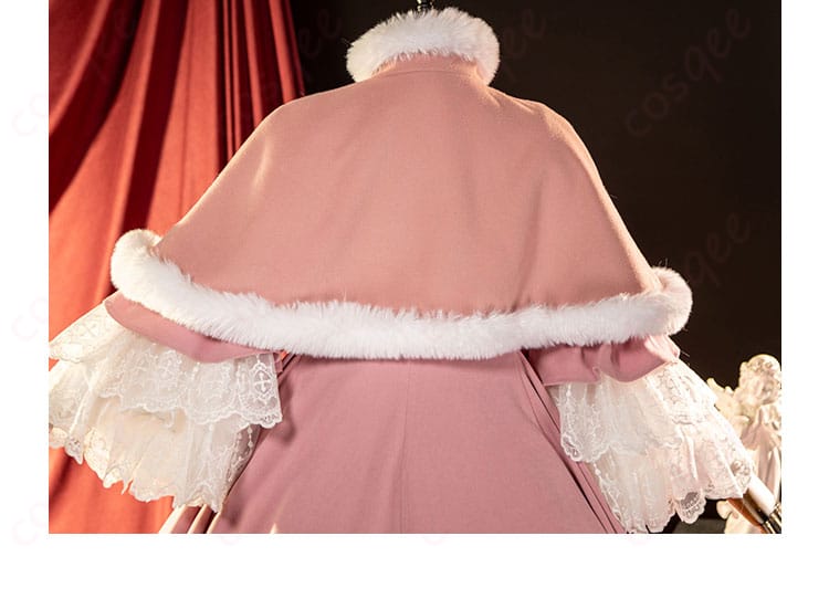 「ヴィクトリカ・ド・ブロワ コスプレ衣装 披肩背面装飾細部。背面のデザインに注目」