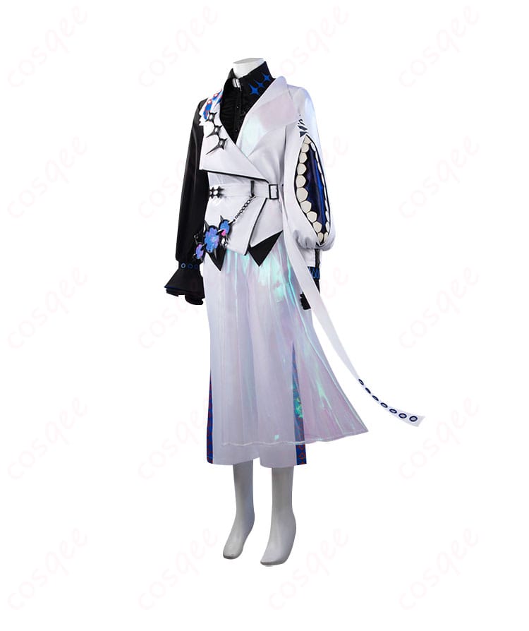 商品側面図。衣装の側面デザインを確認できる、着心地の良さが際立つ。