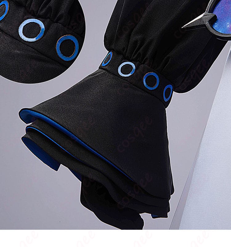 右袖口装飾細節図。右袖口の繊細なデザイン、細部までこだわった装飾。