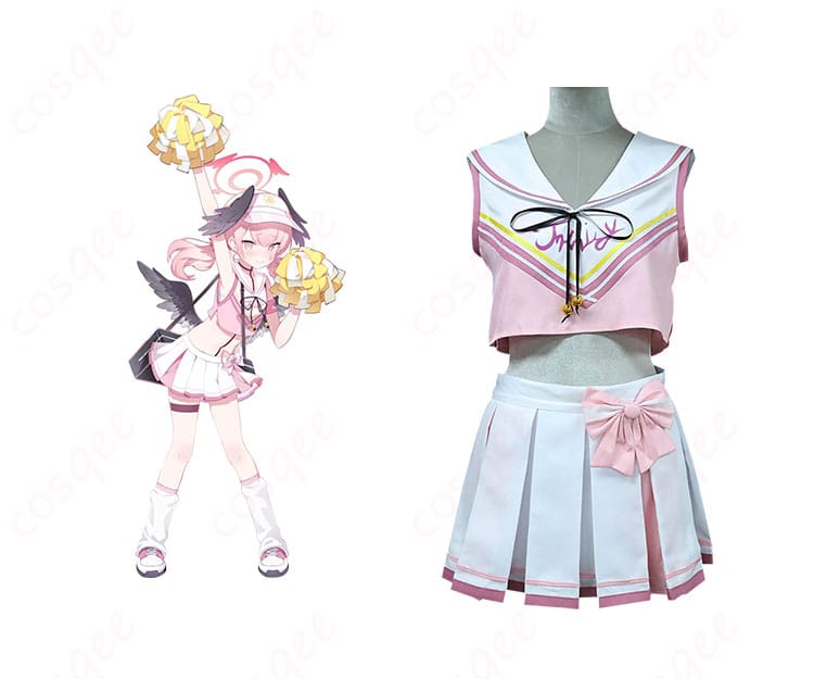 ブルーアーカイブ 下江コハル チアリーダー コスプレ衣装 正面イメージ 役柄との融合