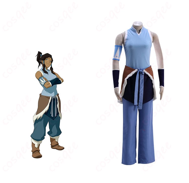 コーラ コスプレ衣装の正面とアニメキャラクター「コーラ」が並んだ画像。高再現度でキャラクターを忠実に再現したコスプレ衣装。