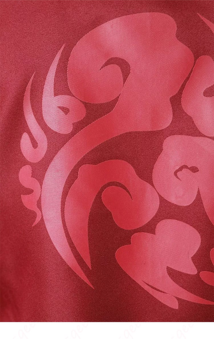 NARUTO -ナルト- 我愛羅 コスプレ衣装 背面装飾パターン - 特徴的な背面装飾が完璧に再現されています。