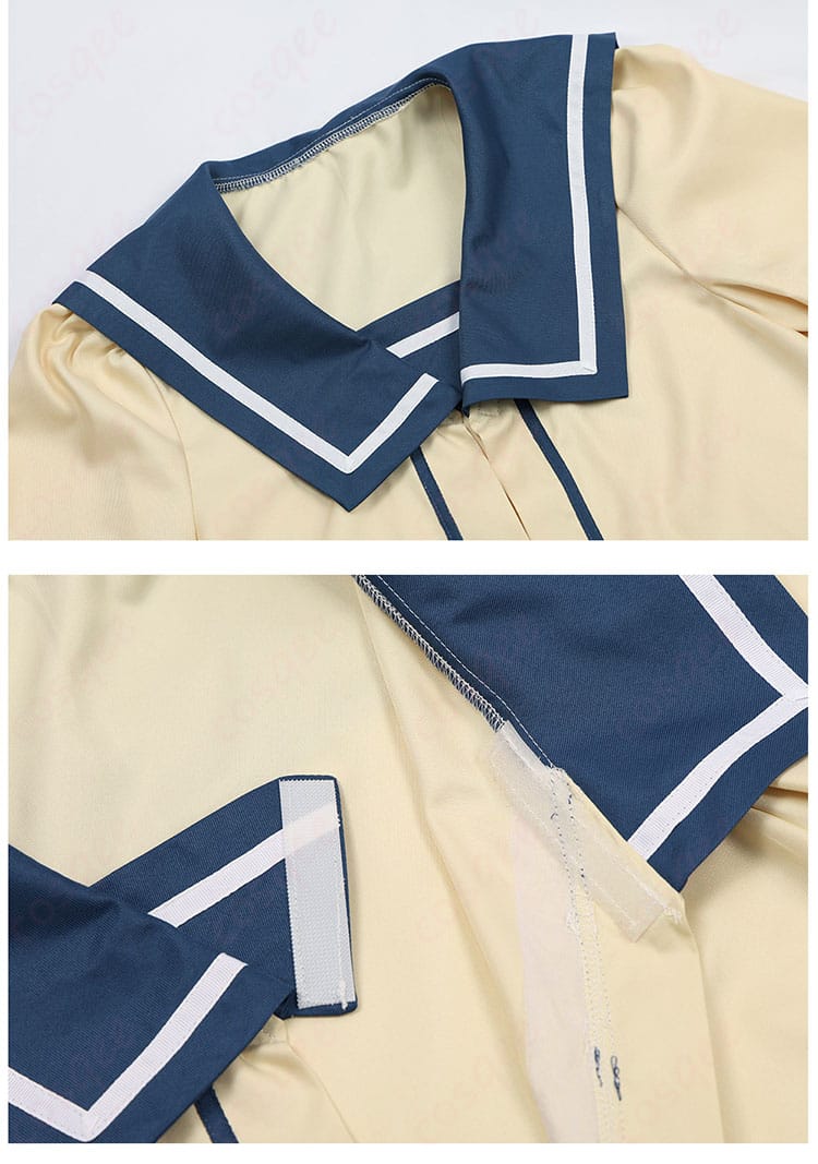 衣服の襟元の細部【シエル コスプレ衣装 服の襟装飾】