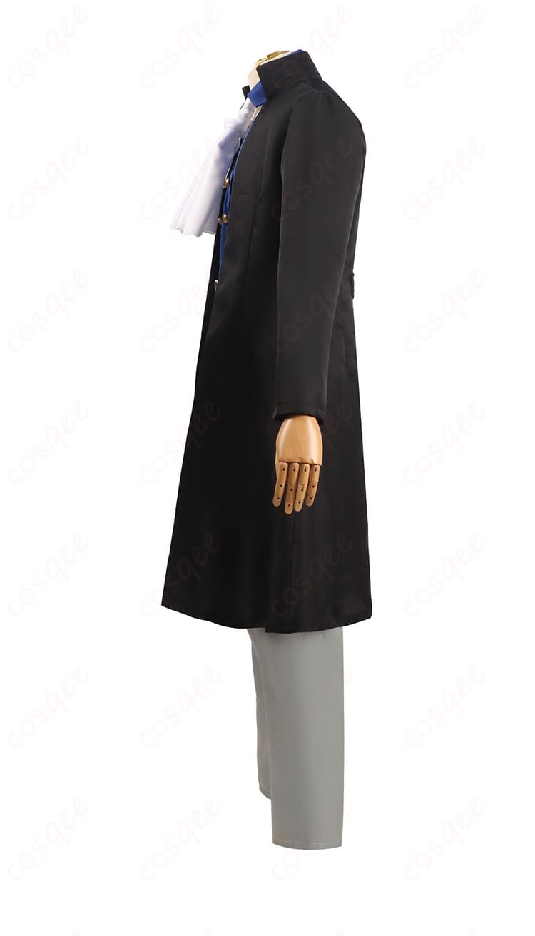 ONE PIECE サボ コスプレ衣装 左側ディテール - 服の細かい装飾と刺繍のアップ画像