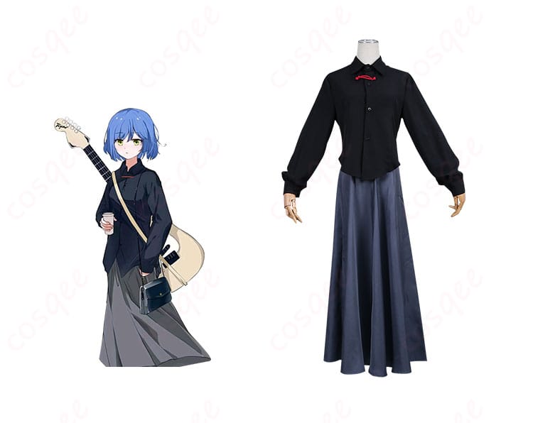 山田リョウ コスプレ衣装 ぼっち・ざ・ろっく!キャラクターとの組み合わせ画像 - 高品質な再現度で魅力的なコスプレ衣装