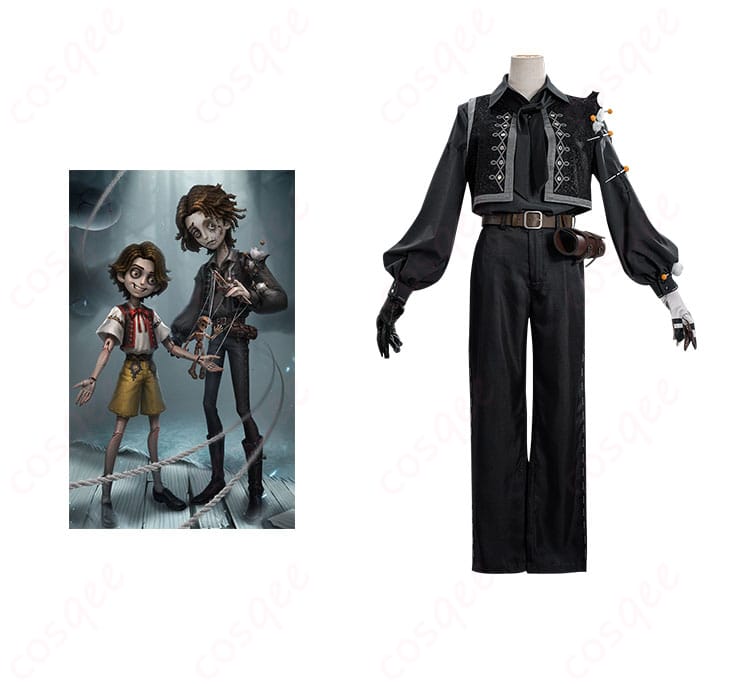 第五人格 人形師 コスプレ衣装の着用イメージとキャラクター比較画像。リアルな再現度に注目!
