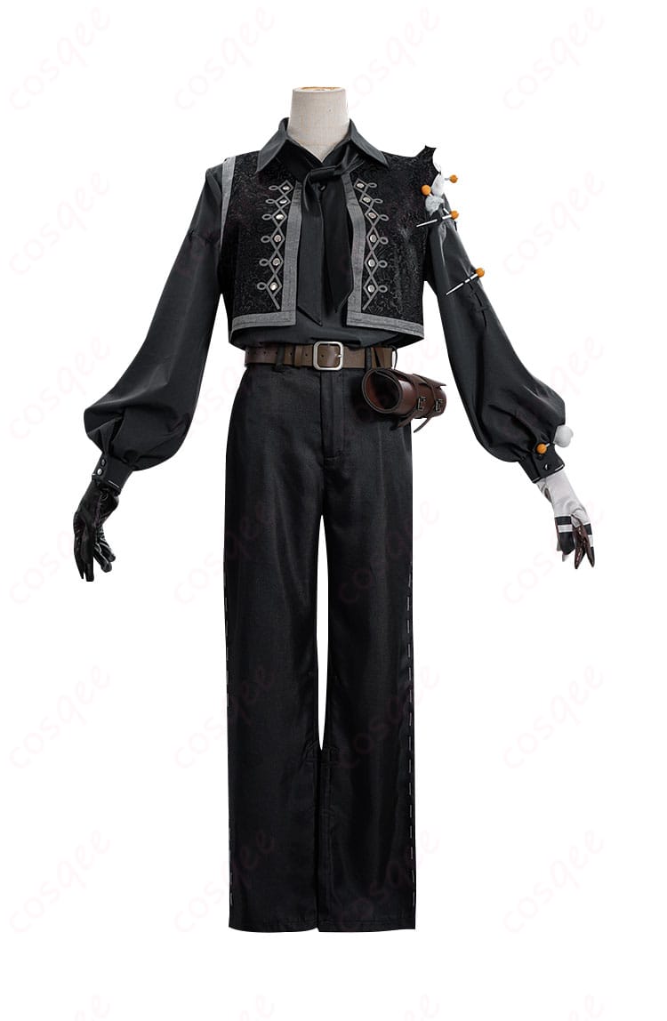 第五人格 人形師 コスプレ衣装の正面全体画像。ディテールまで丁寧に仕上げたデザイン。