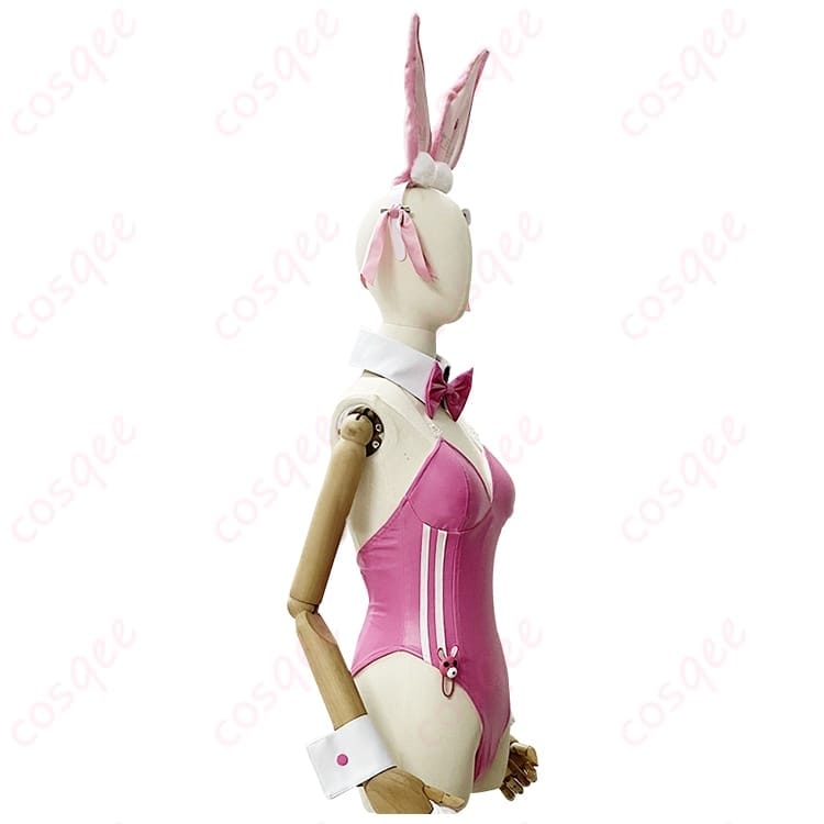 勝利の女神NIKKE アリス ワンダーランドバニー コスプレ衣装で、艶やかに写真映えする一着 - 2枚目の画像