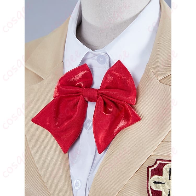 とある魔術の禁書目録 御坂美琴 学園風コスプレ衣装 端正で着やすく写真映えするセット - 4枚目の画像