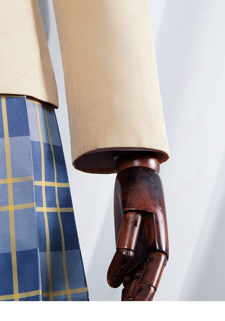 袖口の装飾の細部。御坂美琴コスプレ衣装の上品な袖口デザイン。着用時の美しさを引き立てる。