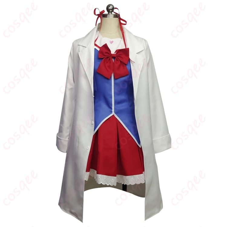 いろとりどりのセカイ 階堂真紅 コスプレ衣装 赤黒クラシカルで写真映えする学園コートセット - 1枚目の画像