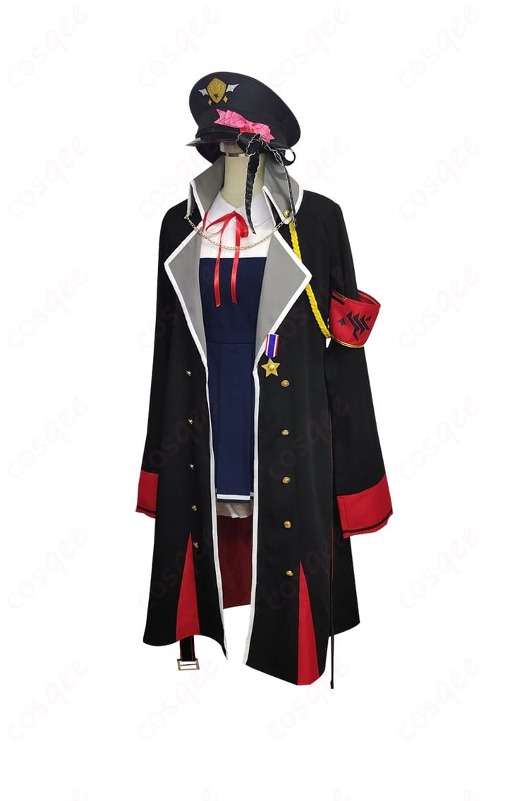 ブルーアーカイブ 丹花イブキ コスプレ衣装 衣装の側面デザイン。細部の美しい仕上がりをご覧ください。