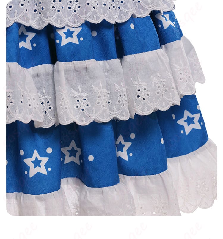 クララ コスプレ衣装 スカート裾装飾 素晴らしいデザインの再現