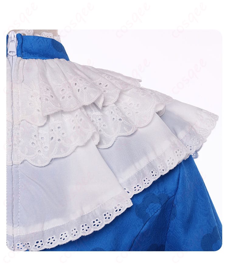 クララ コスプレ衣装 背面披肩装飾のディテール 彫刻師の特徴的なデザイン