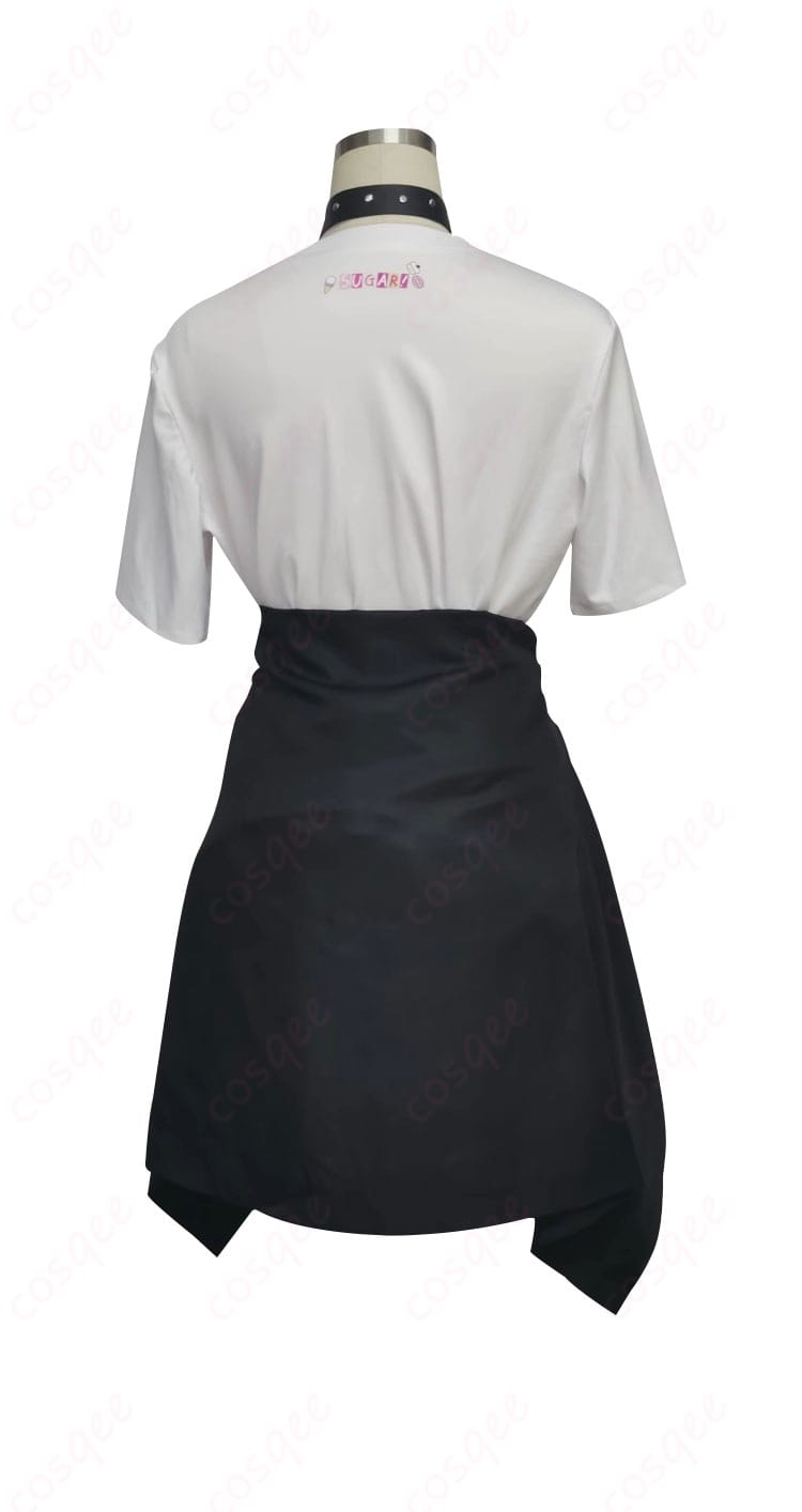 商品背面のシュガーラッシュコスプレ衣装。背中部分のディテールや装飾が引き立つ写真。高品質なコスプレ衣装をお楽しみください!