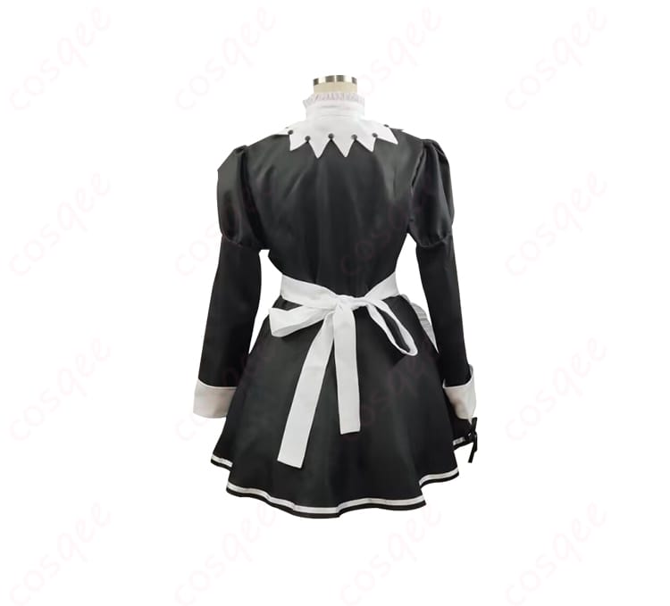商品背面のコスプレ衣装、後ろのディテールが美しいドロシーのメイド服。
