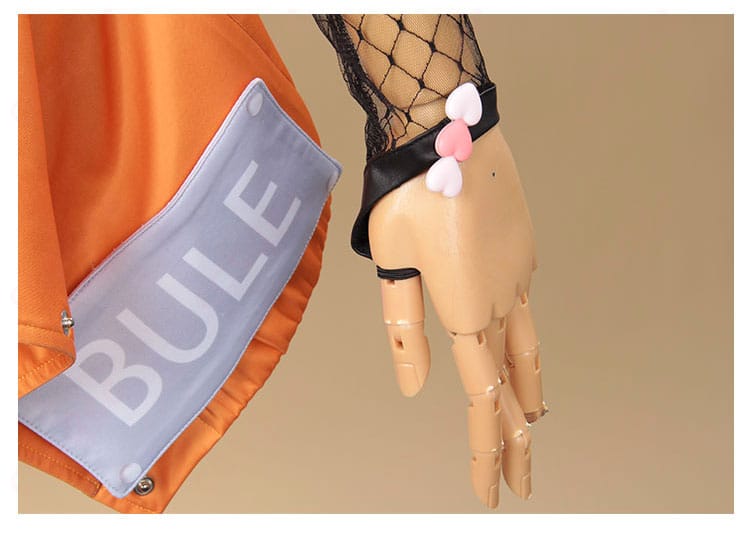 左袖口装饰细节、コスプレ衣装の左袖口に施された華やかなデザイン